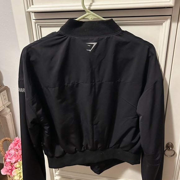 Gymshark Black Bomber Jacket - Picture 2 of 2